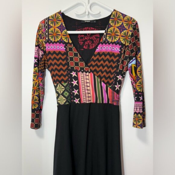 DESIGUAL Jill Flare Dress size M - Picture 9 of 13